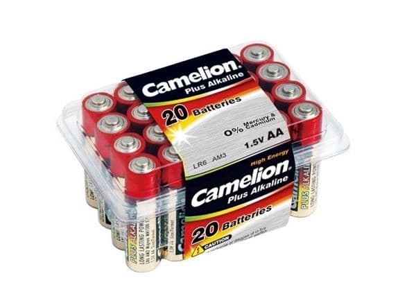 Camelion LR6-BP20 AA/LR6, Plus Alkaline, 20 stk.