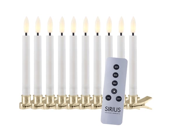 Sille Wax Tree Candle 10 stk, White