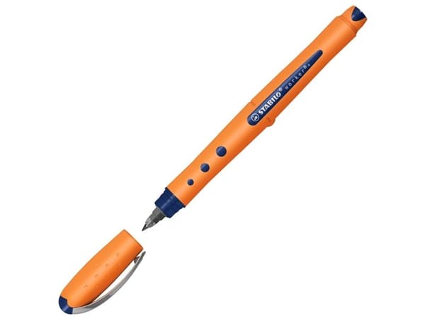 STABILO worker+ fine, Stiftpenna, Blå, Orange, Blå, 0,3 mm, Fin, Ambidextrous