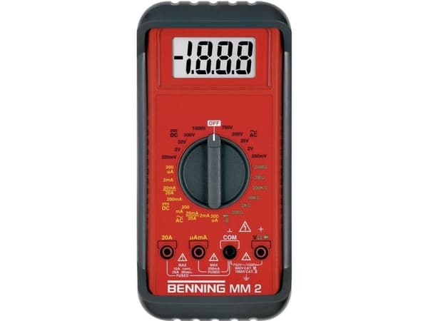 Benning BENNING MM 2 multimeter, digitalt med tilbehør