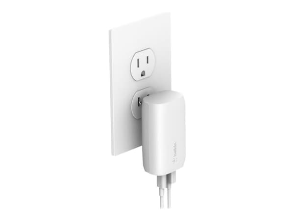 Belkin BoostCharge - Strömadapter - 37 Watt - PD 3.0 - 2 utdatakontakter (USB, USB-C)