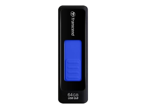 Transcend JetFlash 760 - USB flash-enhet - 64 GB - USB 3.0 - svart