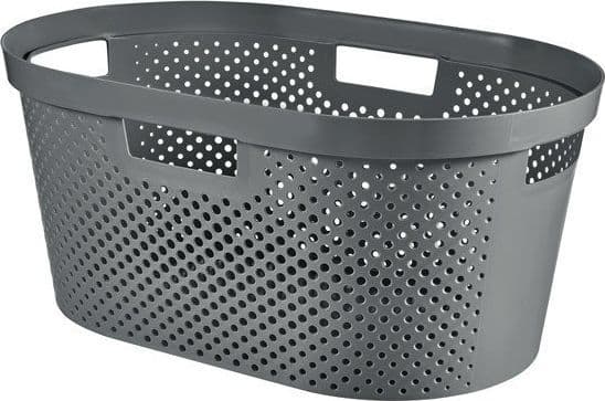 Vaskekurv Curver Infinity Recycled 40L grå