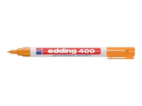edding 400 - Markør - permanent - oransje - 1 mm