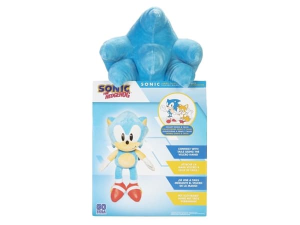 Sonic the Hedgehog Sonic Jumbo Plush, Leke-dyr, 3 år