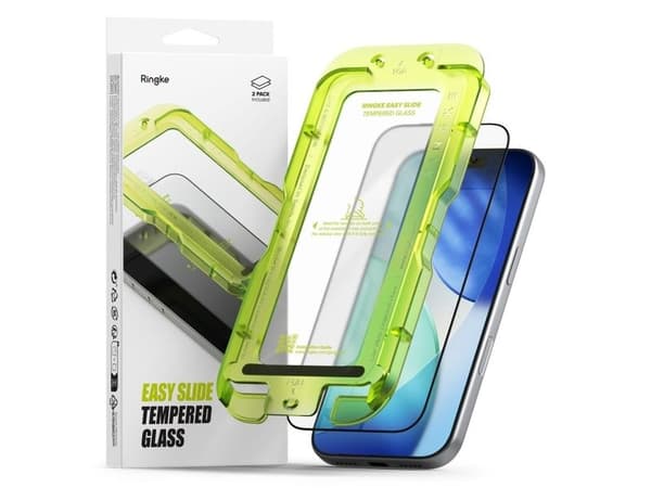 SZKLO HARTOWANE RINGKE EASY SLIDE 2-PACK IPHONE 17 PRO BLACK