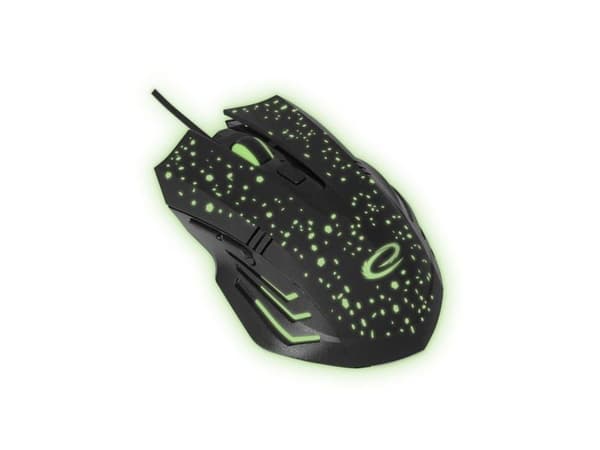 Esperanza EGM212 mus USB Typ-A Optisk 2400 dpi Höger hand