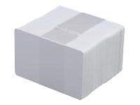 Evolis Classic Blank Cards - Polyvinylklorid - 20 mil - vit - 100 kort kort (paket om 5) - för Evolis Dualys Basic, Dualys Mag ISO, Pebble Basic, P...
