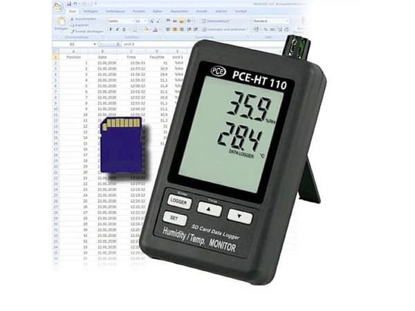 PCE Instruments PCE-HT110 multidata logger 10 till 90 % RF