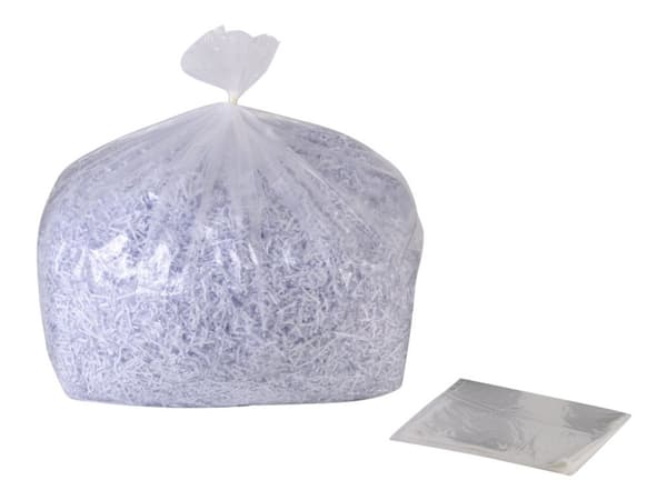 Rexel Shredder Plastic Bag WS2H - Avfallspåse - klar (paket om 50)