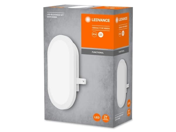 OSRAM LEDVANCE LED Bulkhead 800lm 11W/840 valkoinen