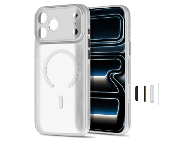 Tech-Protect MagPrime MagSafe CC Case for iPhone 18 Pro Max / 17 Pro Max - Matte Gray