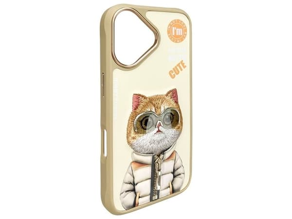 Nimmy Cool&Cute 2.0 katte-deksel for iPhone 16 - grønn