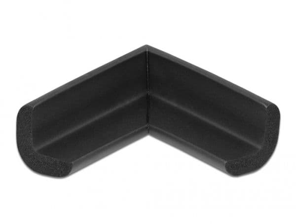 Delock Foam - Edge protector - svart