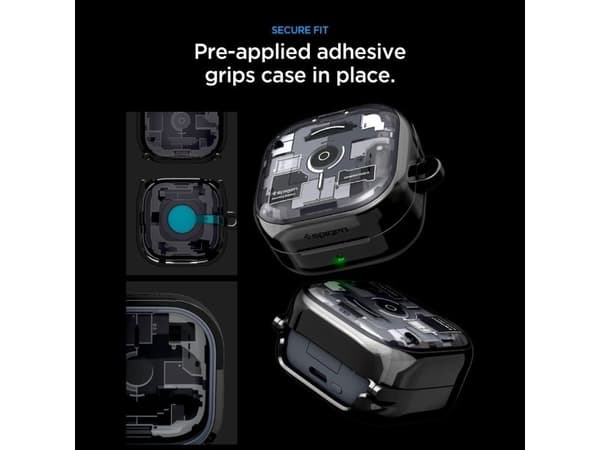 Spigen Ultra Hybrid Zero One, laatikko, polykarbonaatti (PC), musta