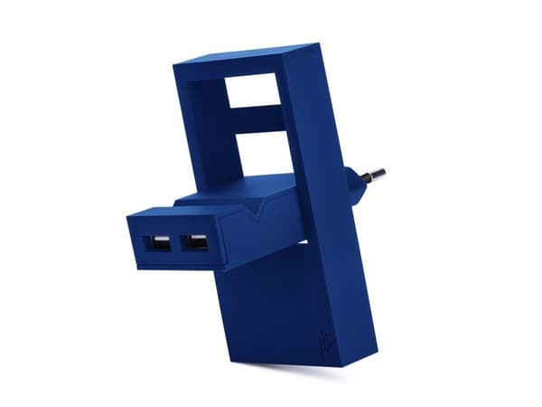 Usbepower Rock Dual USB-A-laddare - röd