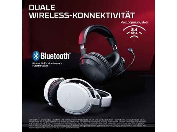 HyperX Cloud Stinger 3 trådlöst gamingheadset, 280 g, Svart
