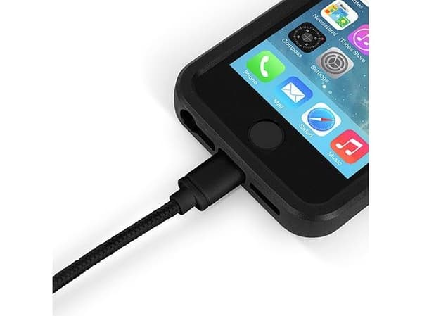NewerTech - Lightning-kabel - USB hane till Lightning hane - 3 m - kolsvart