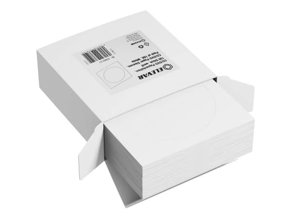 Elevar CD-fodral LV-9684 1 CD/DVD/Blu-ray Vitt papper 1 st