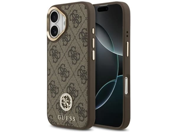 Guess 4G Strass MagSafe-deksel til iPhone 17 - brun