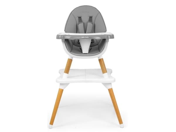 Milly Mally matstol 2-i-1 Malmo Grey
