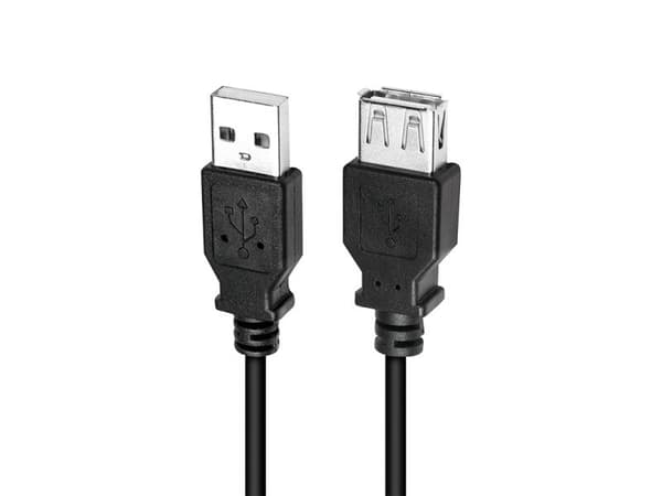 LogiLink CU0012B, 5 m, USB A, USB A, USB 2.0, 0,48 Gbit/s, Sort