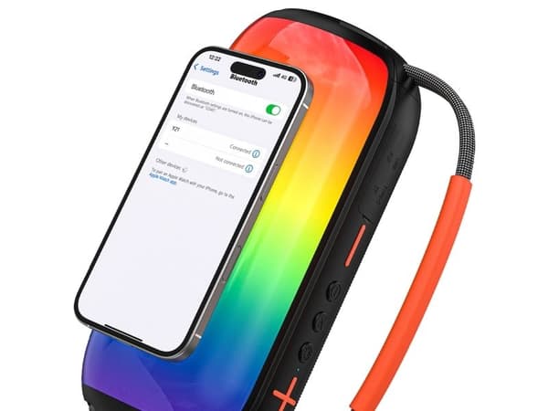 Dudao Y21 Wireless Speaker with RGB Backlight Bluetooth 5.3 - Black