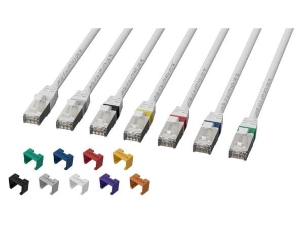 Lanview SmartClicks - Cable color coding clips - svart (paket om 20)