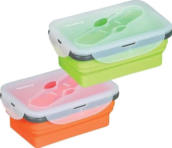 Klausberg silikon vikbar lunchlåda KB-7021