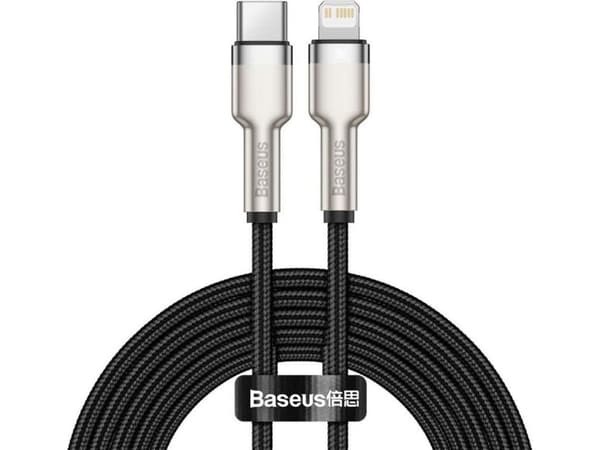 Baseus Cafule, 1 m, Lightning, USB C, Hanstik, Hanstik, Lajittelu
