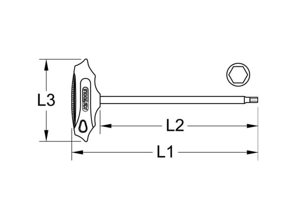 KS Tools 963.1579, 155 mm, 200 g
