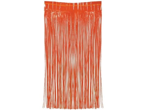 Neon orange dørgardin