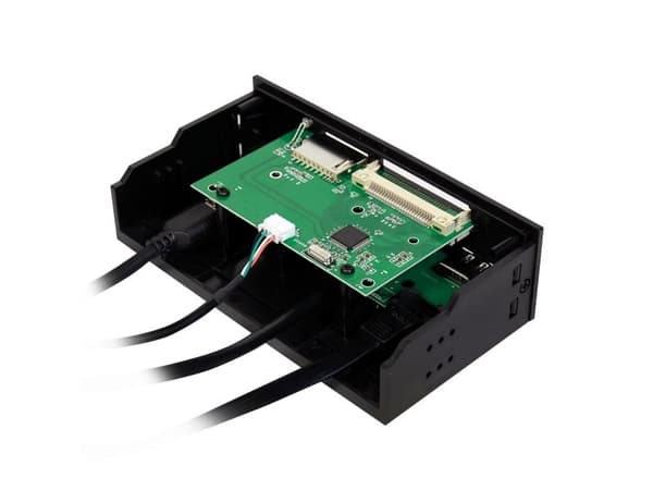 LogiLink UA0341, CF, MS Micro (M2), Memory Stick (MS), MicroSD (TransFlash), SD, xD, Sort, 5.25", 5000 Mbit/s, RoHS, CE, SATA