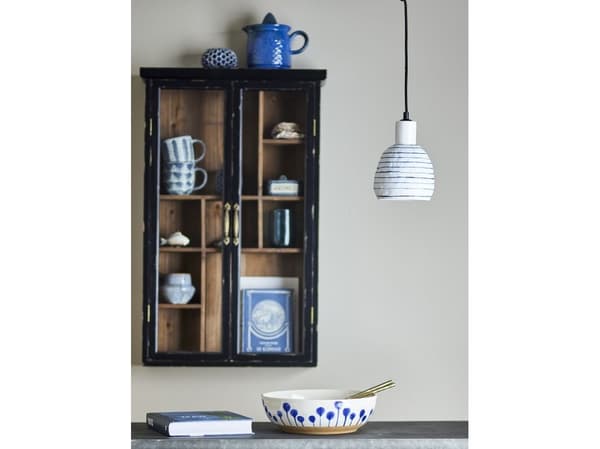 CREATIVE COLLECTION Elga pendellampe, hvit, steingods
