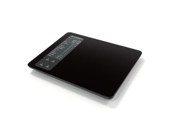 Wozinsky WIK-16 smart köksvåg med digital display, Bluetooth-app - svart