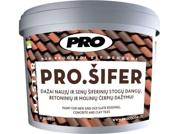 Emulsionsfärg Pro Šifer, brun, 5 l