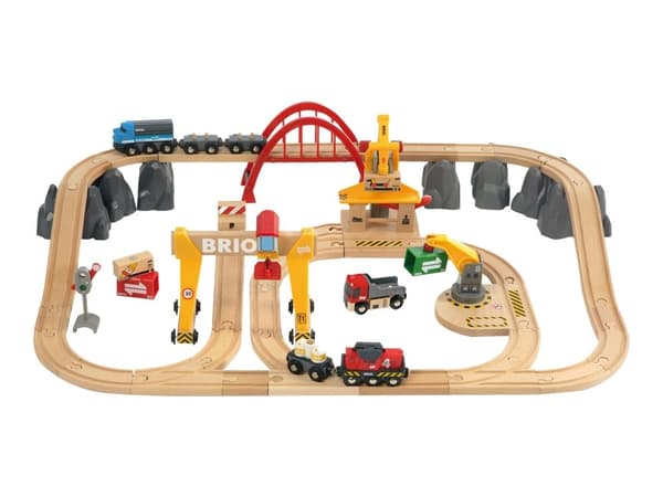 BRIO 33097 Junarata muovilaatikossa (50 osaa)