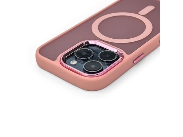 Magnetic Collection MagSafe iPhone 16 Pro Max-skal - rosa