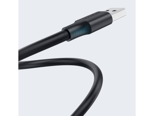 USB-kabel Ugreen USB-A til USB-A 0,5 m svart (UGR392BLK)