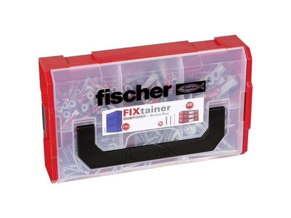 FISCHER sett med plugger Fixitainer DuoPower+ med skruer