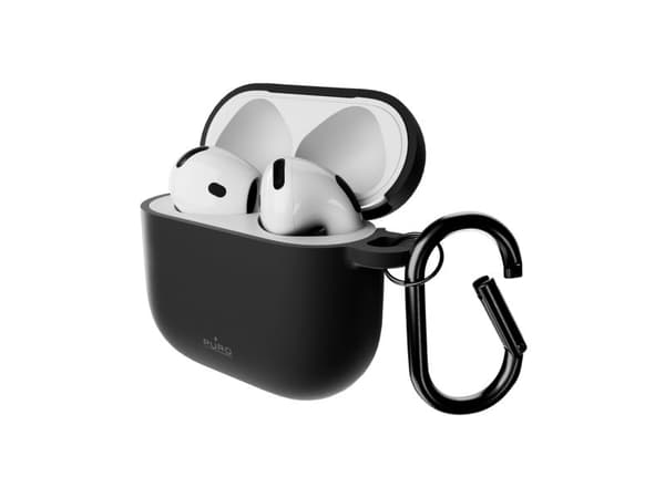 Puro Icon-etui til AirPods 4 - sort