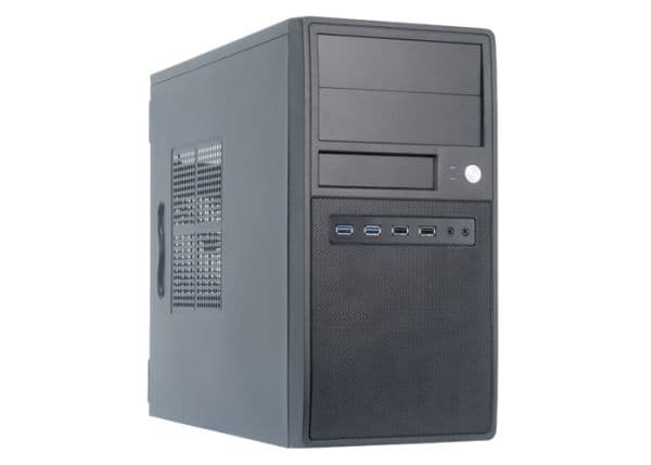 Chieftec CT-04B-OP, Mini Tower, PC, Musta, mikro ATX, SECC, 14 cm