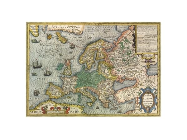 Educa 1000-kort över Europa