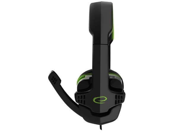 Esperanza EGH310G Hovedtelefoner med mikrofon Hovedbøjle Sort, Grøn