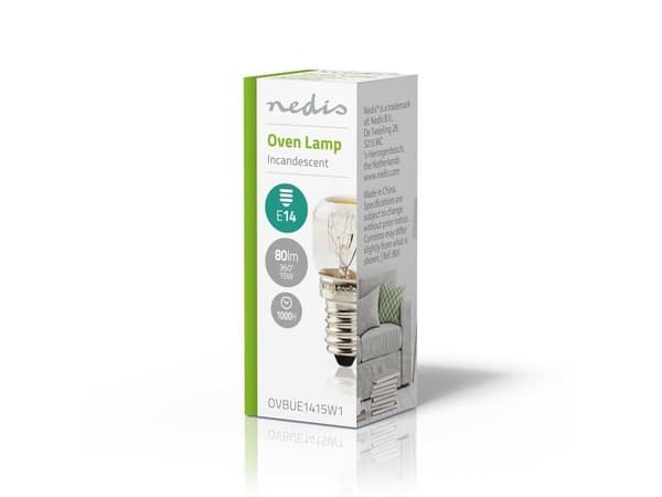 Nedis OVBUE1415W1, 15 W, E14, 1000 timer