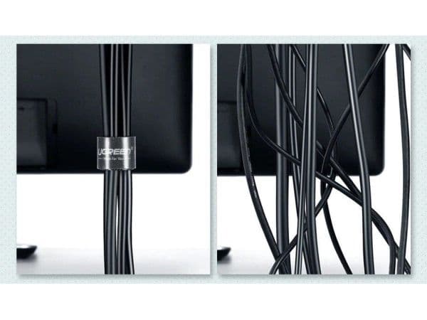 Kabelholder (borrelås) UGREEN LP124, 5m (svart)