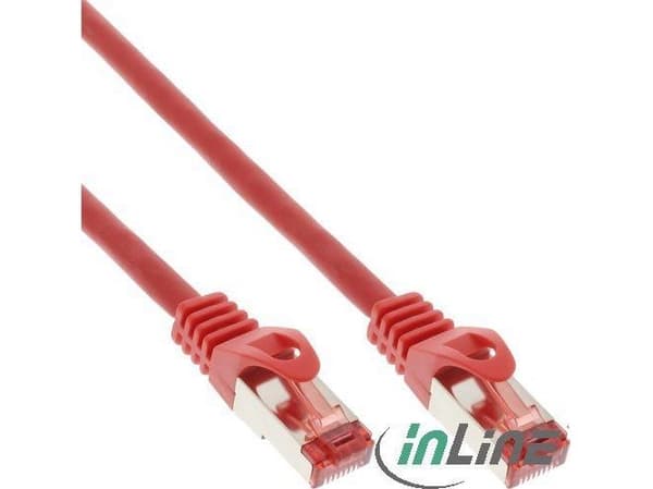 InLine 76400R, 10 m, Cat6, S/FTP (S-STP), Röd