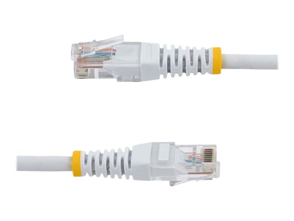 StarTech.com Molded Cat 5e UTP Patch Cable - Patch-kabel - RJ-45 (hane) till RJ-45 (hane) - 15 m - UTP - CAT 5e - formpressad - vit