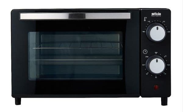 MB1000 Mini uuni 10l 650 Watt musta/kromi