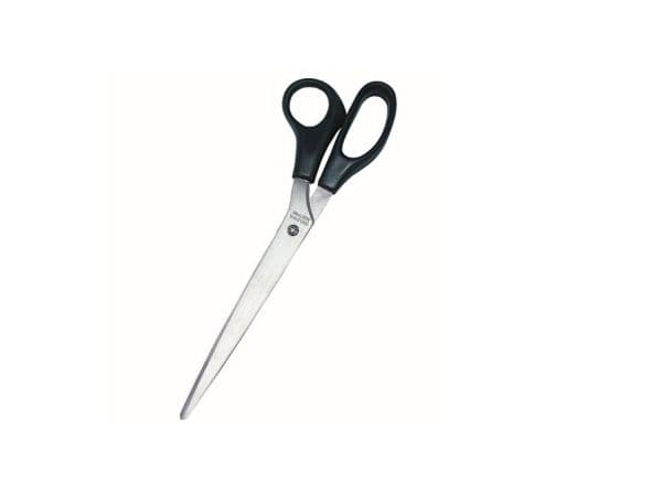 Saks Wedo 977 10N, Lige snit, Enkelt, Sort, Rustfrit Stål, Lige håndtag, Pegetip
